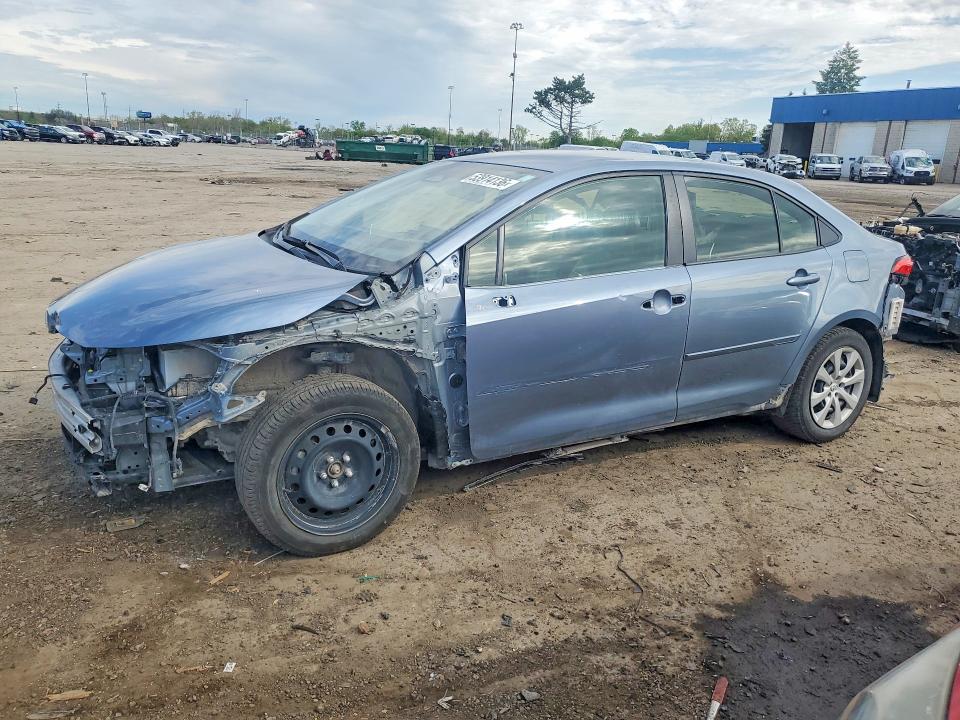 2025 Toyota VIN JTDBCMFE4SJ037656 COPART salvage auction — FRONT END, MI - CERTIFICATE OF TITLE, sold $4,950 on 2026-07-28 (photo 1)
