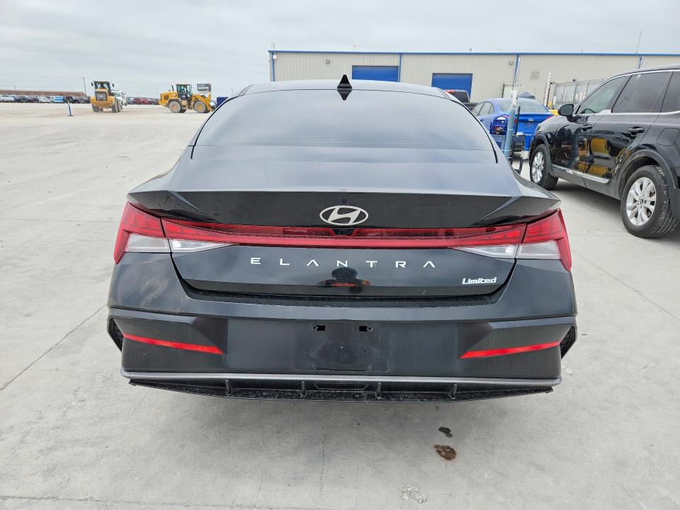 2025 Hyundai Elantra VIN KMHLP4DG3SU893246 COPART salvage auction — FRONT END, Tx - Salvage Vehicle Title, sold $6,100 on 2026-07-24 (photo 6)