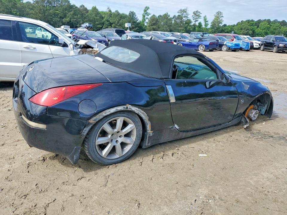 2004 Nissan 350z VIN JN1AZ36A04T013589 COPART salvage auction — SIDE, Va - Cert Of Title - Salvage, sold $450 on 2026-07-28 (photo 3)