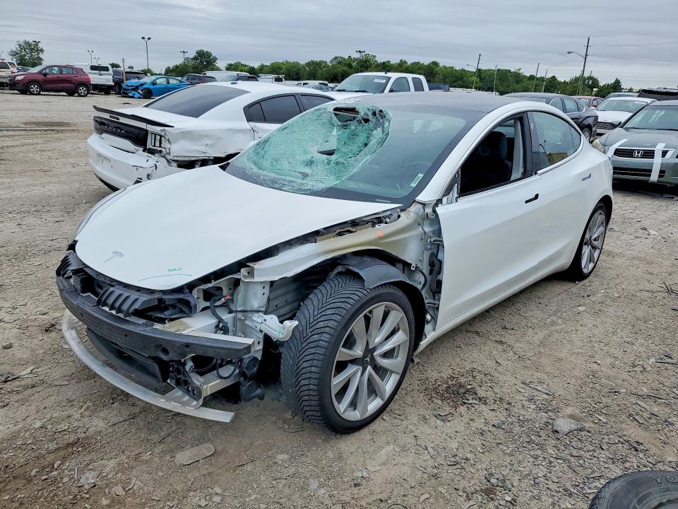2020 Tesla VIN 5YJ3E1EB8LF512187 COPART salvage auction — FRONT END, In - Cert Of Title-Salvage Title, sold $150 on 2026-07-24 (photo 1)