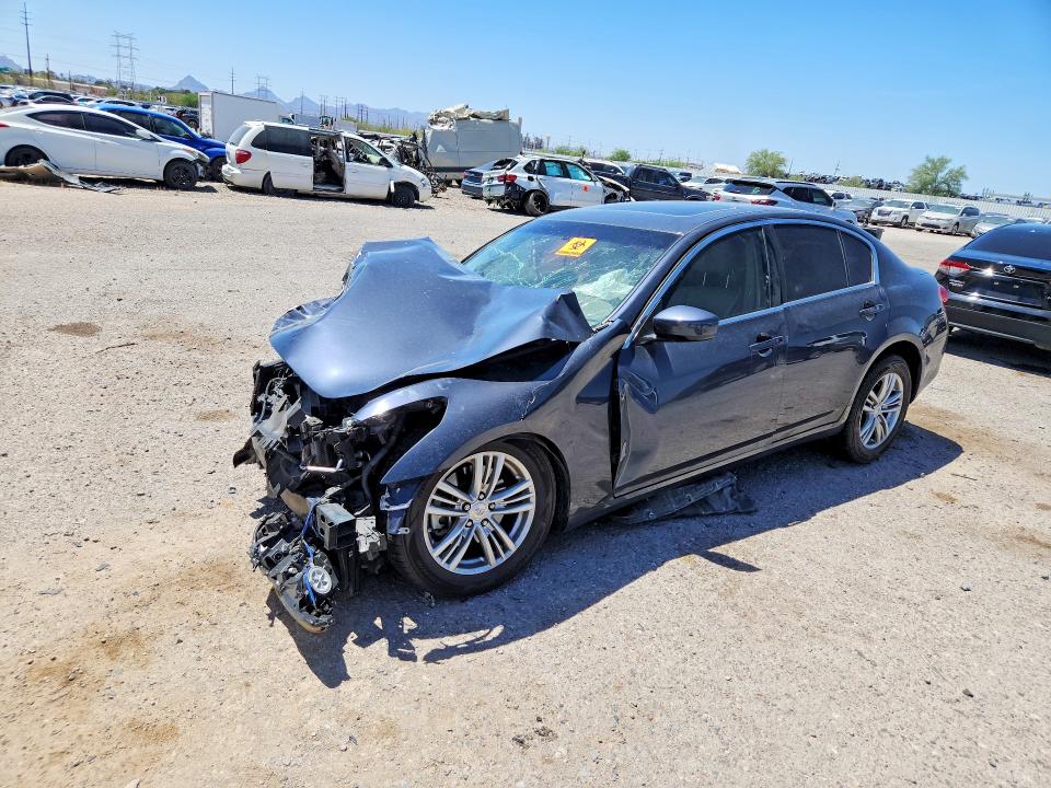 2011 Infiniti G37 VIN JN1CV6AP2BM300795 COPART salvage auction — FRONT END, Az - Certificate Of Title, sold $250 on 2026-07-10 (photo 1)