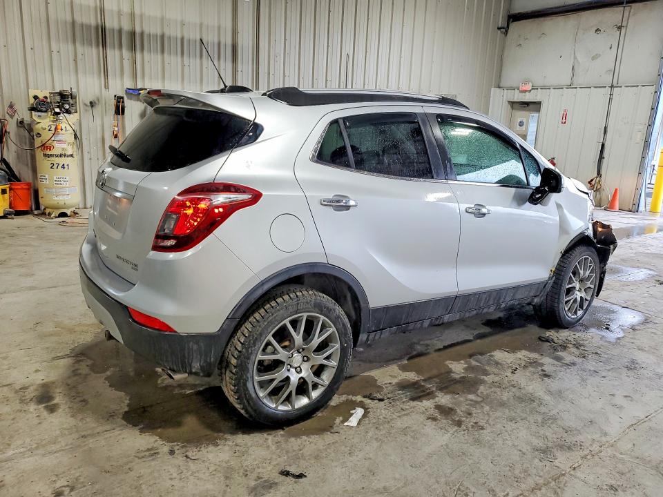 2018 Buick Encore VIN KL4CJ2SB8JB542385 COPART salvage auction — FRONT END, Ny - Mv-907A Salvage Certificate, sold $525 on 2026-07-22 (photo 3)
