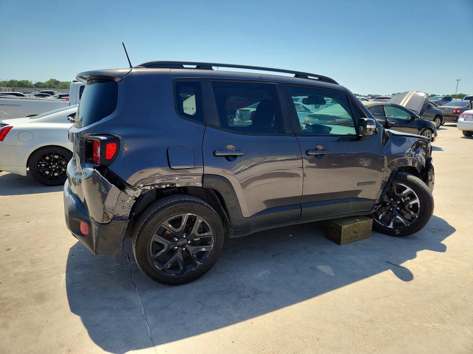 2018 Jeep Renegade VIN ZACCJABB8JPH46142 COPART salvage auction — FRONT END, Tx - Salvage Vehicle Title, sold $1,200 on 2026-07-02 (photo 3)