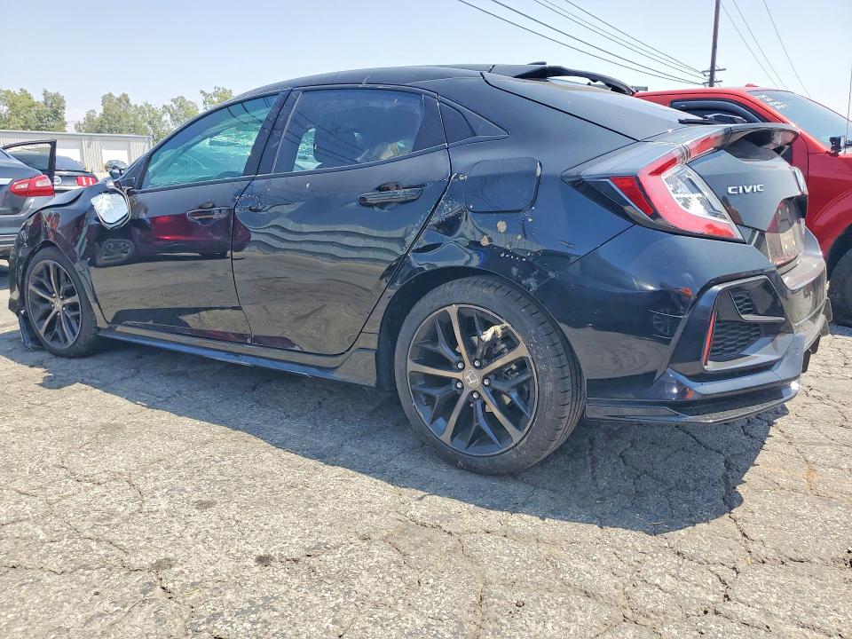 2021 Honda Civic VIN SHHFK7H40MU424417 COPART salvage auction — ROLLOVER, Ca - Salvage Certificate, sold $3,200 on 2026-07-02 (photo 2)