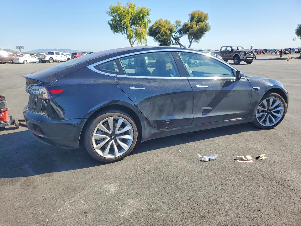 2018 Tesla Model 3 VIN 5YJ3E1EA9JF009305 COPART salvage auction — FRONT END, Ca - Salvage Certificate, sold $4,600 on 2026-07-15 (photo 3)