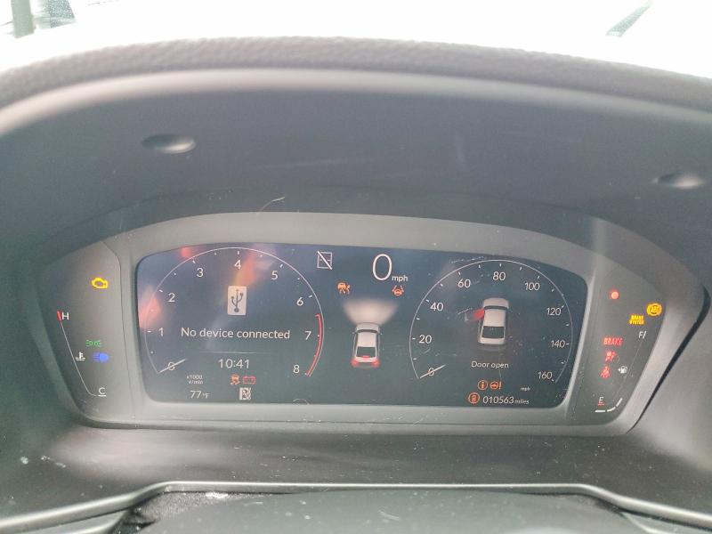 2025 Honda Accord VIN 1HGCY1F23SA043749 COPART salvage auction — FRONT END, Al - Cert Of Title-Salvage Title, sold $5,400 on 2026-07-02 (photo 9)