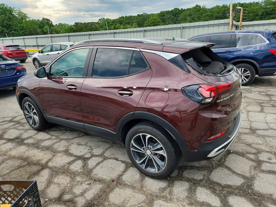 2022 Buick Encore VIN KL4MMDSL3NB044441 COPART salvage auction — HAIL, Mo - Salvage Certificate Of Title, sold $3,000 on 2026-07-08 (photo 2)