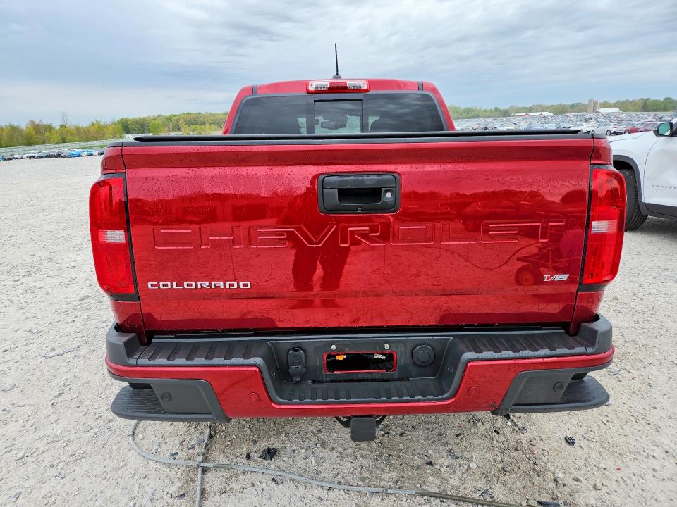 2022 Chevrolet Colorado VIN 1GCGTDEN4N1123495 COPART salvage auction — FRONT END, Mi - Cert Of Title-Salvage Vehicle, sold $3,650 on 2026-07-09 (photo 6)