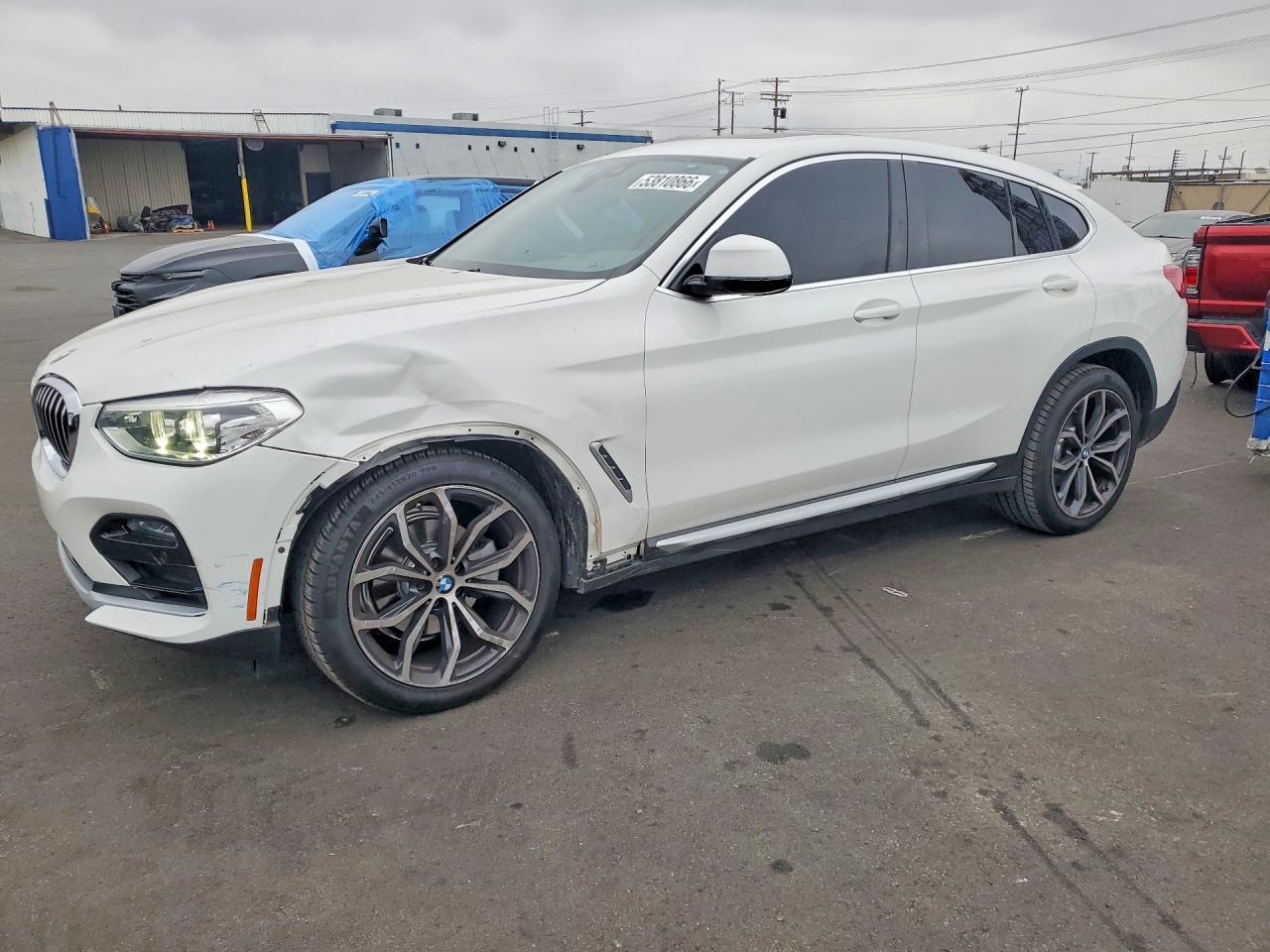 2020 BMW X4 VIN 5UX2V1C07LLE67724 — COPART salvage auction photo