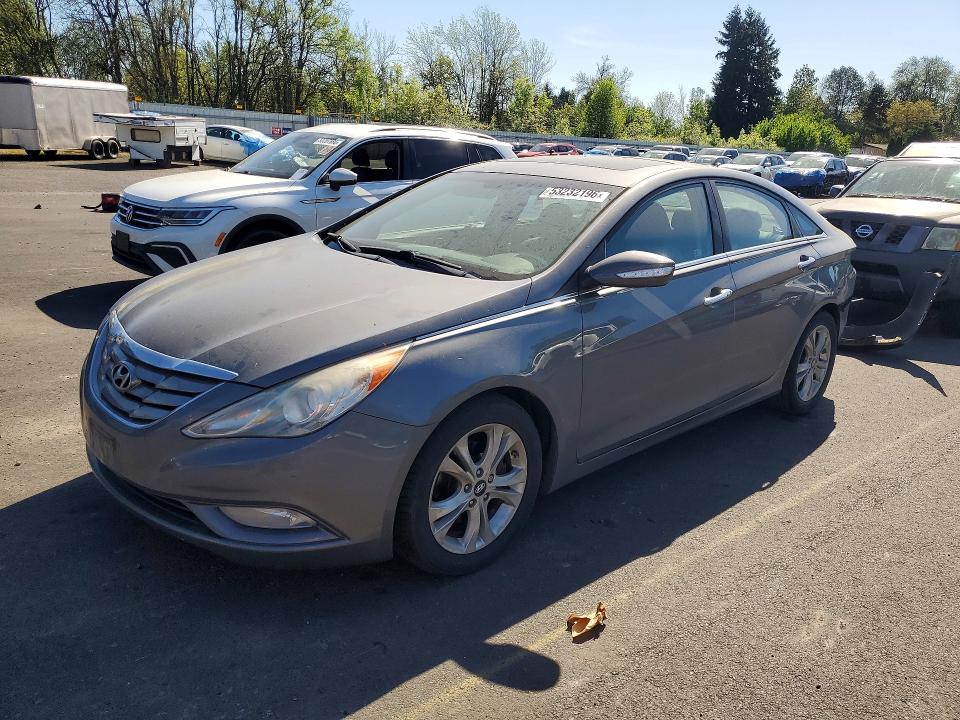 2011 Hyundai Sonata VIN 5NPEC4AC1BH028070 COPART salvage auction — REAR END, Or - Salvage Title Certificate, sold $825 on 2026-07-08 (photo 1)