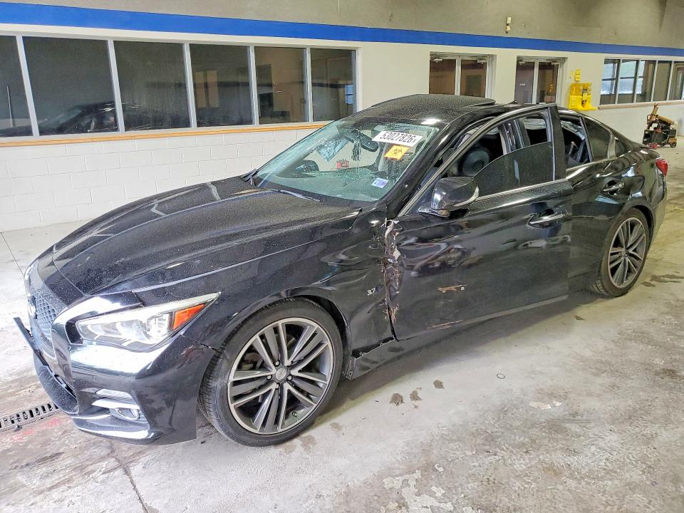 2014 Infiniti Q50 VIN JN1BV7AP8EM692767 COPART salvage auction — ALL OVER, VA - CERT OF TITLE - SALVAGE, sold $600 on 2026-07-17 (photo 1)