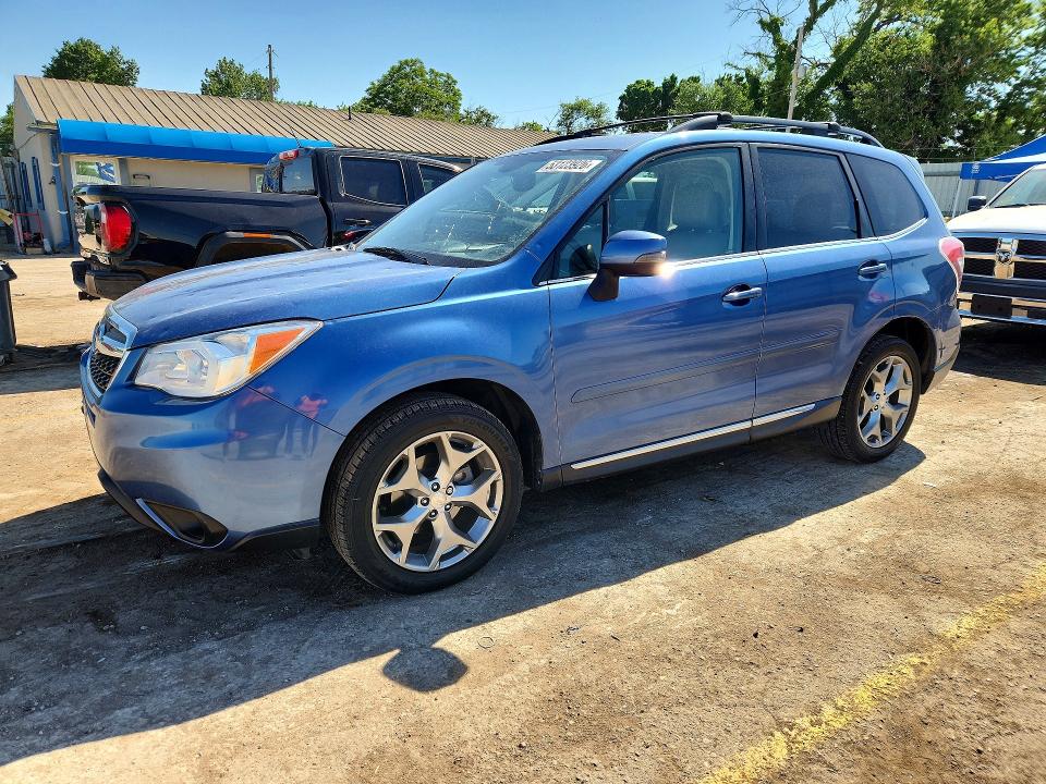 2015 Subaru Forester VIN JF2SJAWC3FH598383 COPART salvage auction — HAIL, Ks - Cert Of Title-Salvage, sold $4,350 on 2026-07-22 (photo 1)