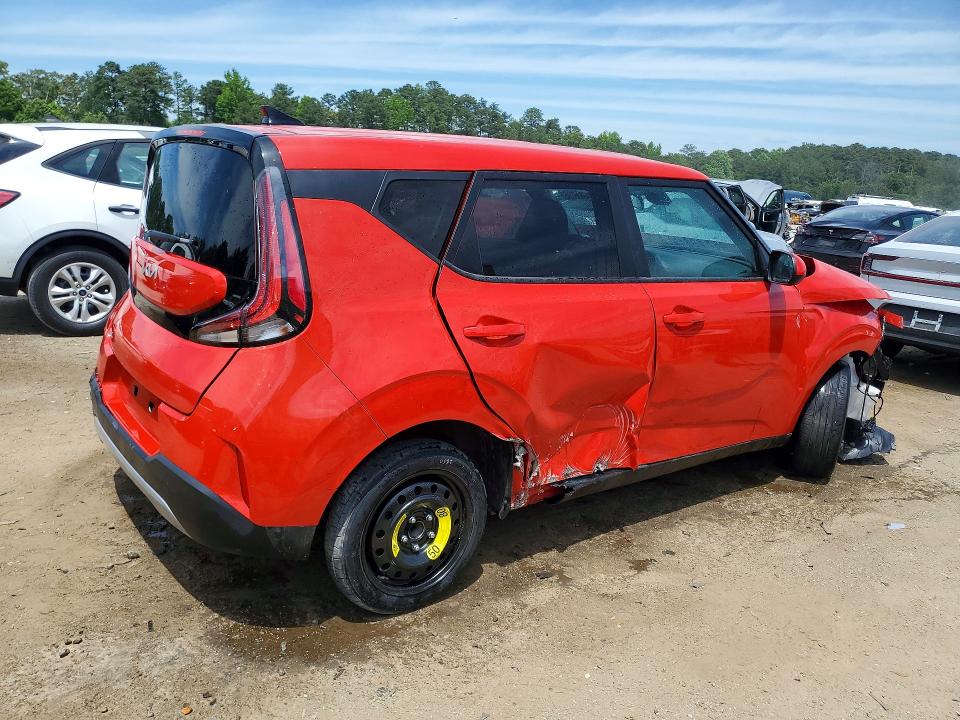 2025 Kia Soul VIN KNDJ23AU9S7256987 COPART salvage auction — FRONT END, VA - CERT OF TITLE - SALVAGE, sold $275 on 2026-07-21 (photo 3)