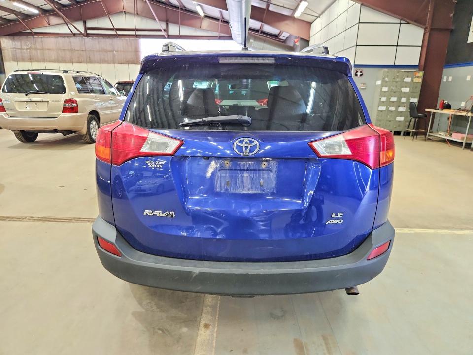 2015 Toyota Rav4 VIN 2T3BFREV9FW404015 COPART salvage auction — REAR END, Vt - Certificate Of Title (P), sold $1,400 on 2026-07-10 (photo 6)