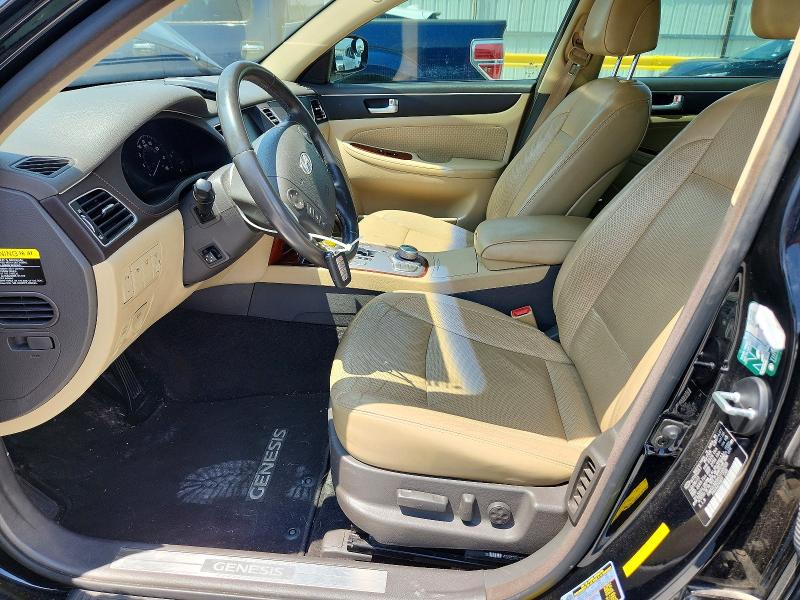 2012 Hyundai Genesis VIN KMHGC4DDXCU165055 COPART salvage auction — FRONT END, Tx - Salvage Vehicle Title, sold $650 on 2026-07-14 (photo 7)
