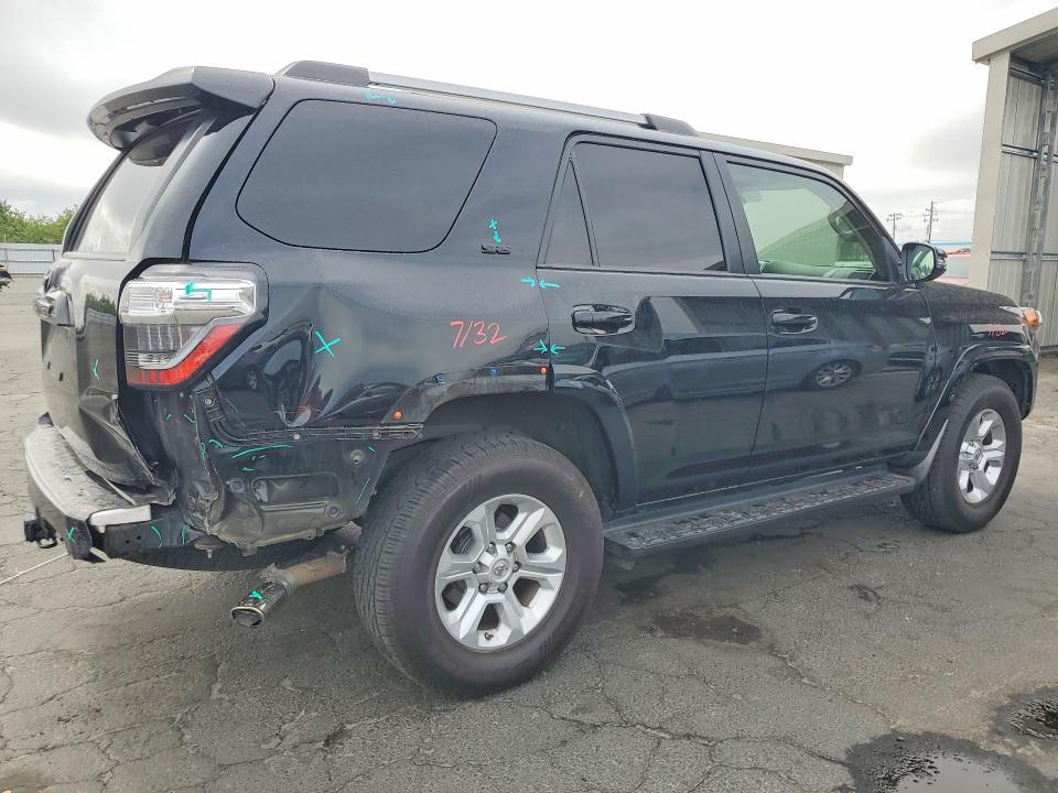 2019 Toyota 4runner VIN JTEZU5JR0K5211027 COPART salvage auction — REAR END, Ca - Salvage Certificate, sold $10,900 on 2026-07-09 (photo 3)