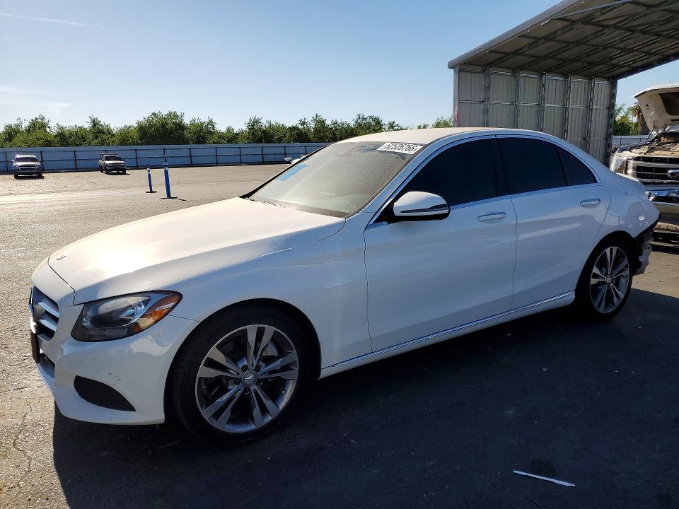 2016 Mercedes-benz C-klasse VIN 55SWF4JB8GU122096 — COPART salvage auction photo