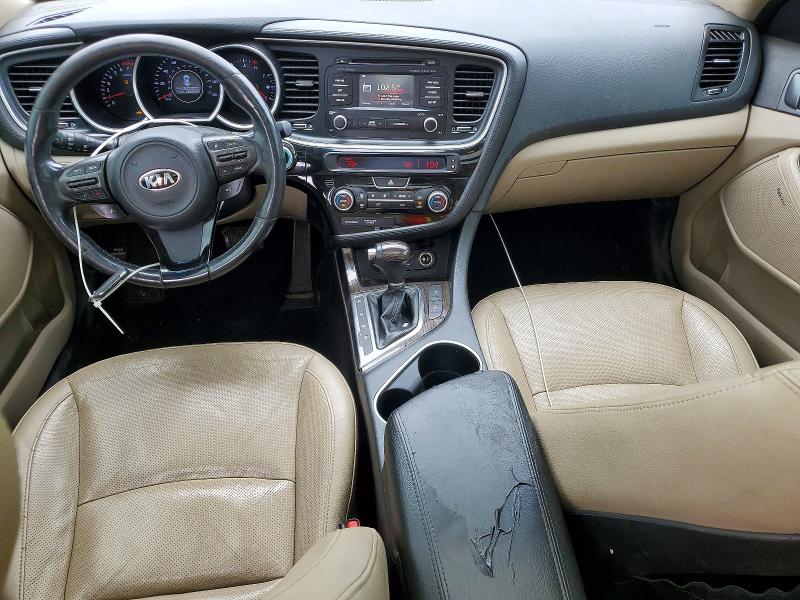 2015 Kia Optima VIN 5XXGN4A75FG408293 COPART salvage auction — REAR END, Sc - Cert Of Title-Salvage, sold $675 on 2026-07-20 (photo 8)