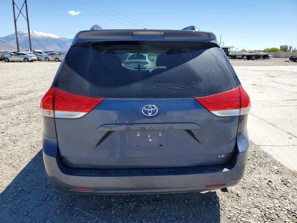 2014 Toyota Sienna VIN 5TDKK3DC5ES456380 COPART salvage auction — SIDE, Ut - Salvage Certificate, sold $3,300 on 2026-07-13 (photo 6)