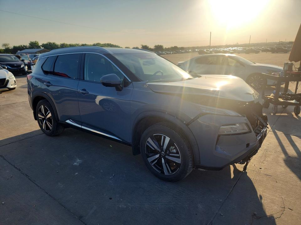 2021 Nissan Rogue VIN 5N1AT3CA8MC807240 COPART salvage auction — FRONT END, Tx - Salvage Vehicle Title, sold $8,900 on 2026-07-02 (photo 4)