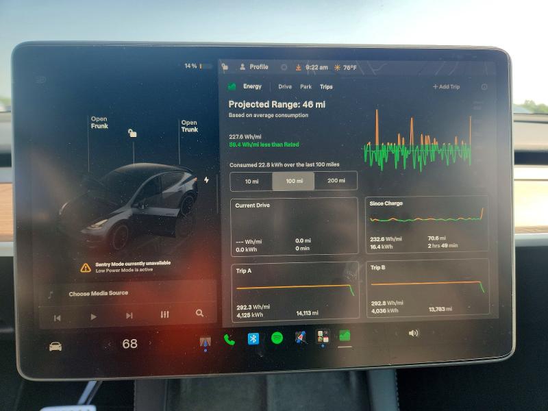 2025 Tesla Model y VIN 7SAYGDEF7SA350930 COPART salvage auction — SIDE, Va - Cert Of Title - Salvage, sold $11,800 on 2026-07-04 (photo 9)