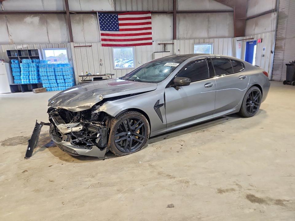 2025 BMW M8 VIN WBSGV0C05SCW14242 COPART salvage auction — FRONT END, Ma - Cert Of Title-Salvage, sold $50,000 on 2026-08-28 (photo 1)