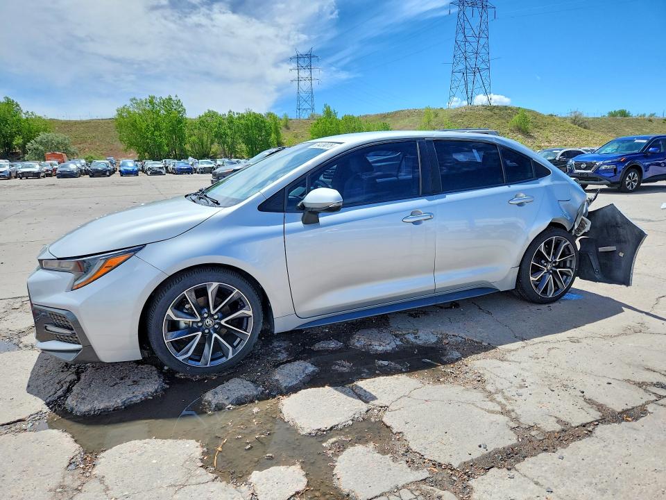 2020 Toyota VIN JTDS4RCE5LJ021417 COPART salvage auction — REAR END, Co - Salvage Title, sold $3,850 on 2026-07-06 (photo 1)