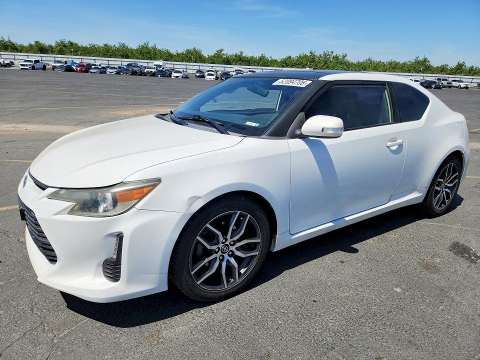 2014 Scion Tc VIN JTKJF5C75E3075719 COPART salvage auction — SIDE, Salvage Title, sold $875 on 2026-07-13 (photo 1)