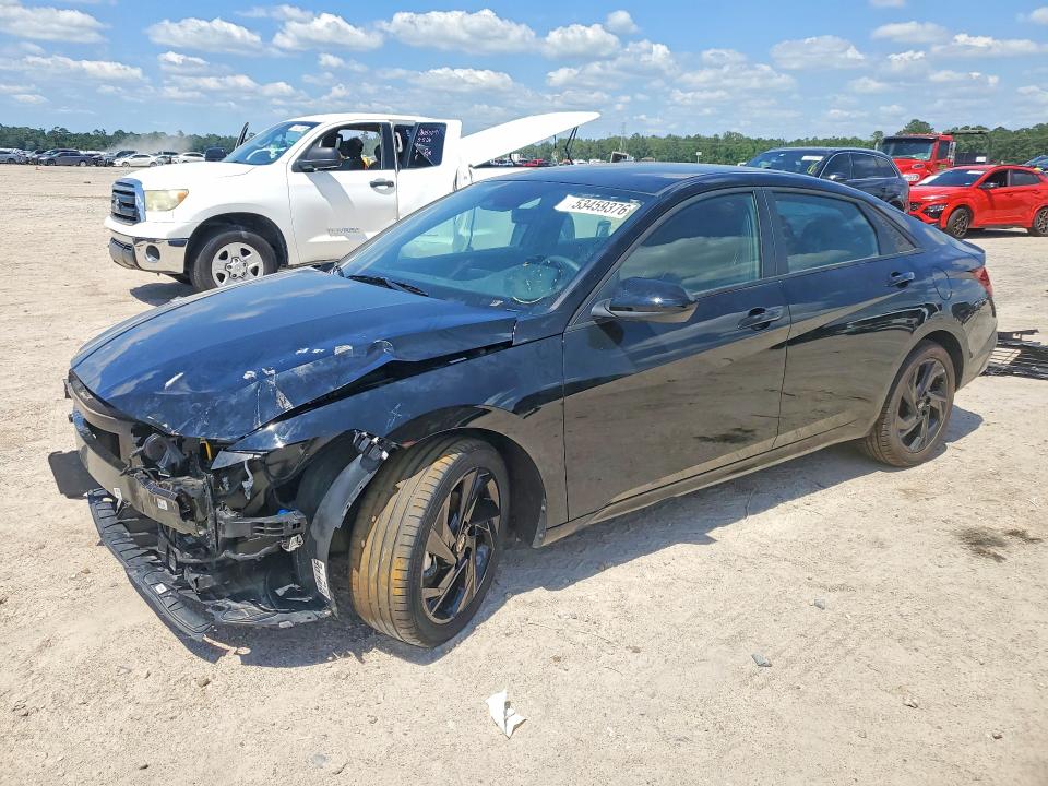 2026 Hyundai Elantra VIN KMHLM4DG3TU121131 COPART salvage auction — FRONT END, TX - CERTIFICATE OF TITLE (P), sold $6,800 on 2026-07-14 (photo 1)