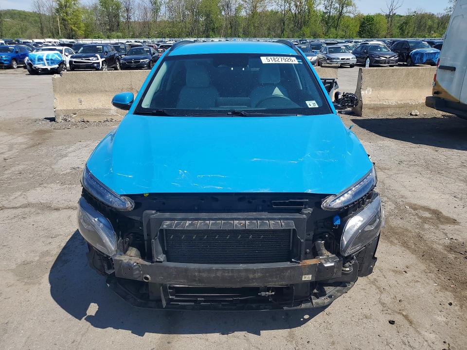 2022 Hyundai Kona VIN KM8K6CAB8NU890641 COPART salvage auction — FRONT END, Nj - Cert Of Title-Salvage, sold $2,400 on 2026-07-16 (photo 5)