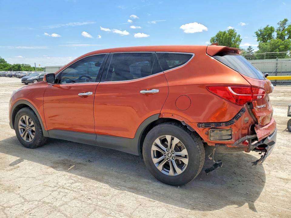 2015 Hyundai Santa fe VIN 5XYZTDLB6FG271862 COPART salvage auction — REAR END, Ks - Cert Of Title-Salvage, sold $1,400 on 2026-07-08 (photo 2)