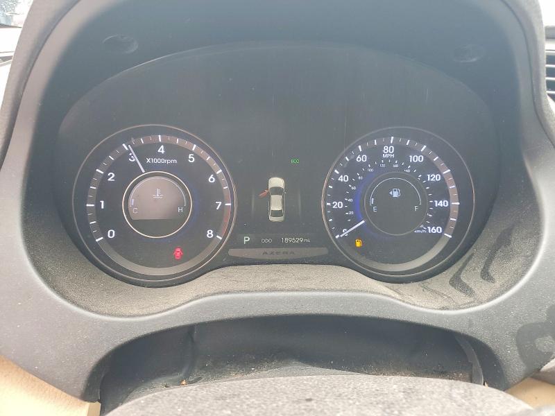 2014 Hyundai Azera VIN KMHFH4JGXEA370262 COPART salvage auction — FRONT END, IL - CERTIFICATE OF TITLE (P), sold $650 on 2026-07-24 (photo 9)