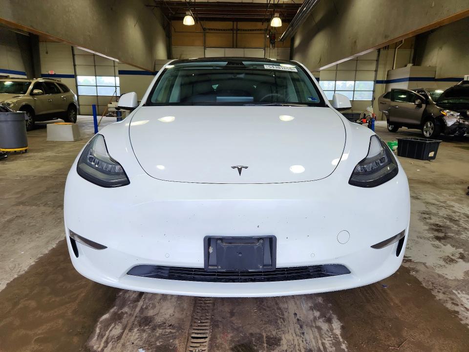 2021 Tesla Model y VIN 5YJYGDEE6MF184135 COPART salvage auction — REAR END, Va - Certificate Of Title, sold $6,300 on 2026-07-24 (photo 5)