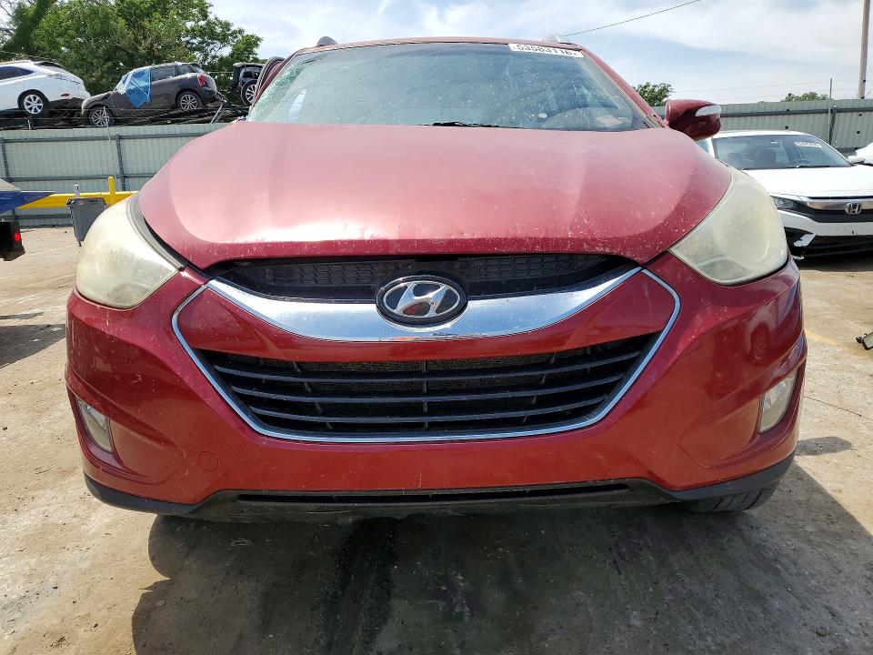 2010 Hyundai Tucson VIN KM8JU3AC2AU101064 COPART salvage auction — SIDE, KS - CERT OF TITLE-SALVAGE, sold $500 on 2026-07-22 (photo 5)