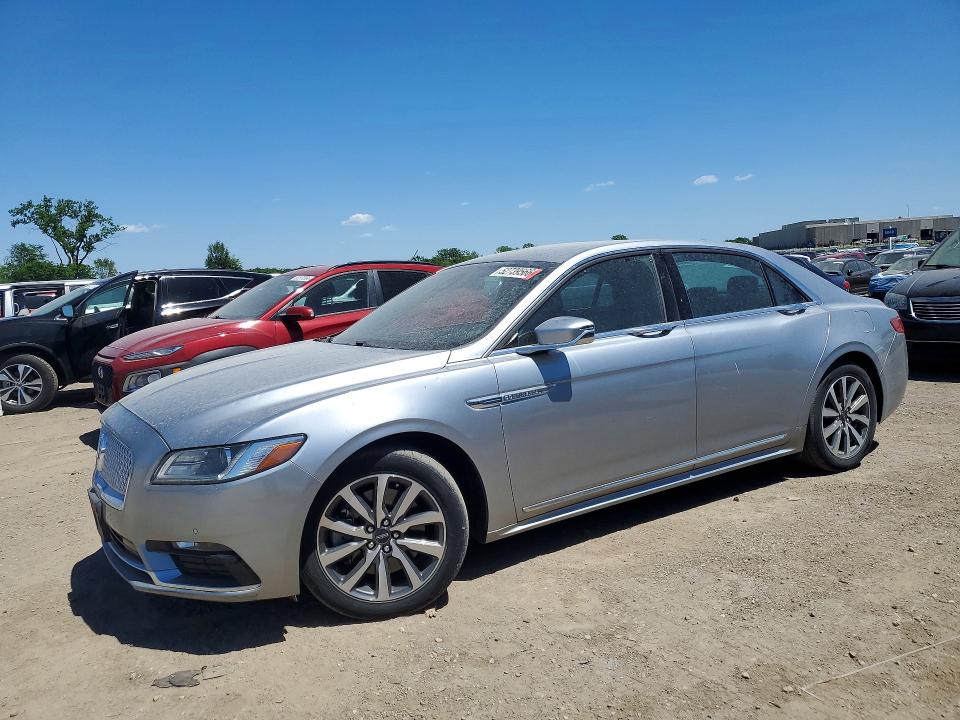 2020 Lincoln Continental VIN 1LN6L9PKXL5605613 COPART salvage auction — HAIL, Ia - Cert Of Title-Salvage Title, sold $8,700 on 2026-07-10 (photo 1)
