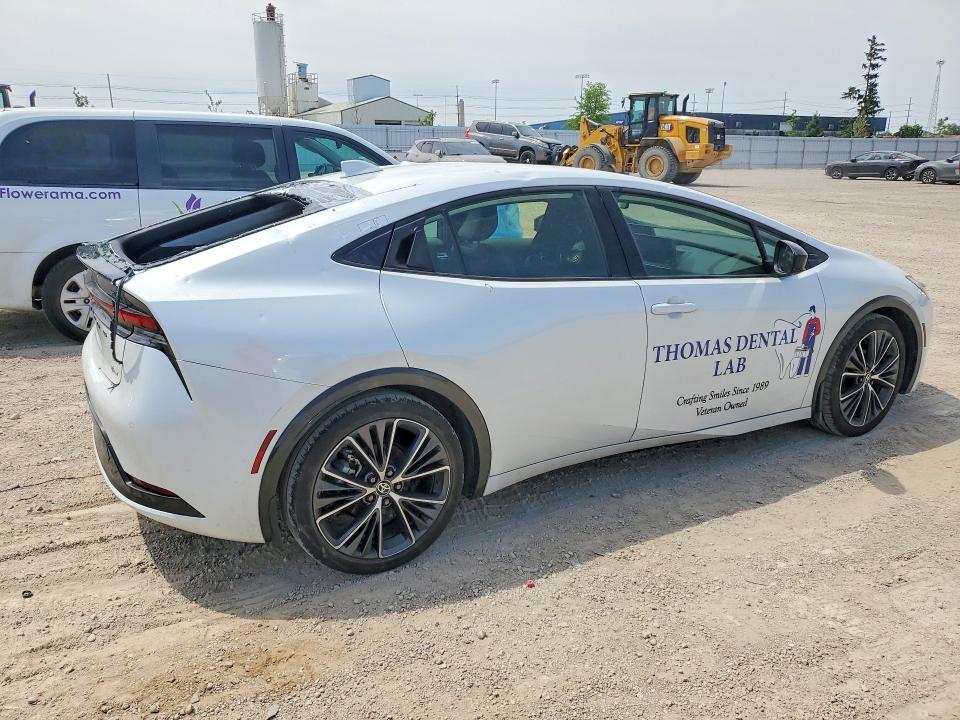 2024 Toyota Prius VIN JTDACAAU2R3035072 COPART salvage auction — HAIL, Ia - Cert Of Title-Salvage Title, sold $14,700 on 2026-07-15 (photo 3)