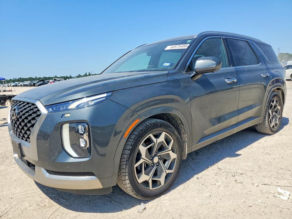 2022 Hyundai Palisade VIN KM8R74HE2NU445314 COPART salvage auction — VANDALISM, Tx - Certificate Of Title, sold $150 on 2026-07-28 (photo 1)