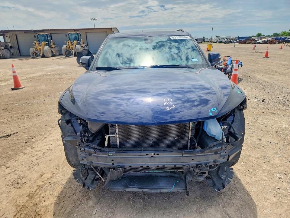2020 Chevrolet Blazer VIN 3GNKBERSXLS556406 COPART salvage auction — FRONT END, Tx - Salvage Vehicle Title, sold $7,200 on 2026-07-22 (photo 5)