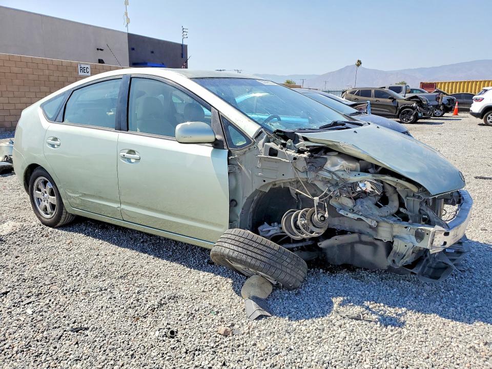 2007 Toyota Prius VIN JTDKB20UX73273702 COPART salvage auction — FRONT END, Ca - Dis/Dlr/Exp Only Clean Title, sold $400 on 2026-07-09 (photo 4)