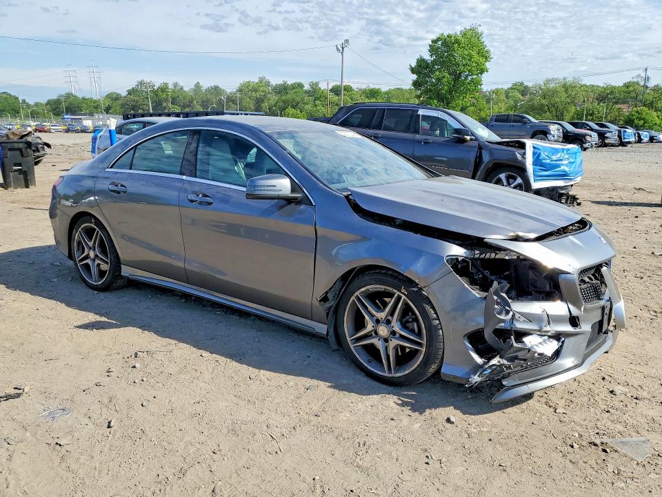 2014 Mercedes-benz Cla-klasse VIN WDDSJ4EB5EN122618 COPART salvage auction — FRONT END, MD - CERT OF SALVAGE > 75% DAMAGE, sold $400 on 2026-07-30 (photo 4)