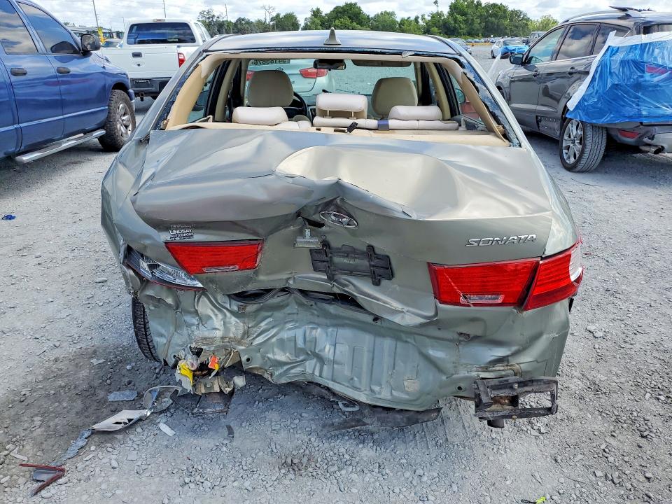2009 Hyundai Sonata VIN 5NPET46C89H485641 COPART salvage auction — REAR END, Id - Salvage Certificate Of Title, sold $825 on 2026-07-31 (photo 6)