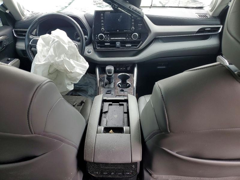 2020 Toyota Highlander VIN 5TDYZRAH9LS023988 COPART salvage auction — FRONT END, TX - SALVAGE VEHICLE TITLE (P), sold $225 on 2026-07-24 (photo 8)