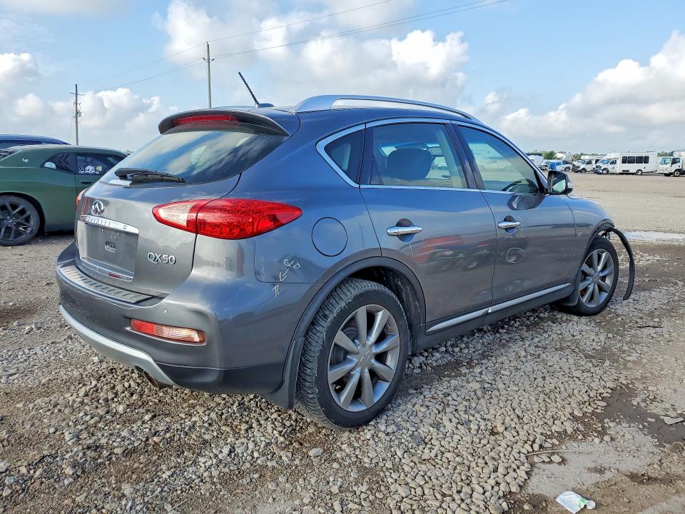 2017 Infiniti VIN JN1BJ0RR7HM413001 COPART salvage auction — FRONT END, Tx - Salvage Vehicle Title, sold $1,050 on 2026-07-06 (photo 3)