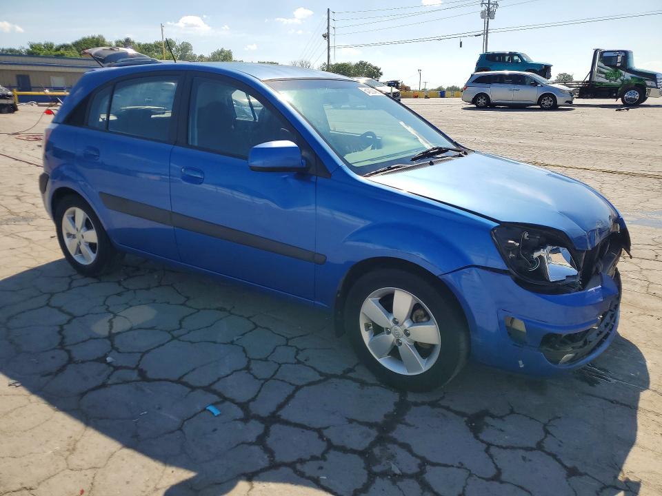 2009 Kia Rio VIN KNADE243X96567200 COPART salvage auction — FRONT END, Tn - Salvage Certificate, sold $575 on 2026-07-13 (photo 4)