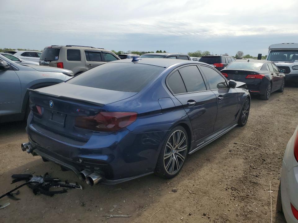 2018 BMW M5 VIN WBAJB9C51JB286938 COPART salvage auction — FRONT END, Il - Salvage Certificate, sold $10,000 on 2026-07-28 (photo 3)