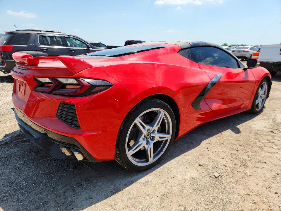 2020 Chevrolet VIN 1G1Y62D43L5107182 COPART salvage auction — SIDE, Tx - Salvage Vehicle Title, sold $36,750 on 2026-07-06 (photo 3)