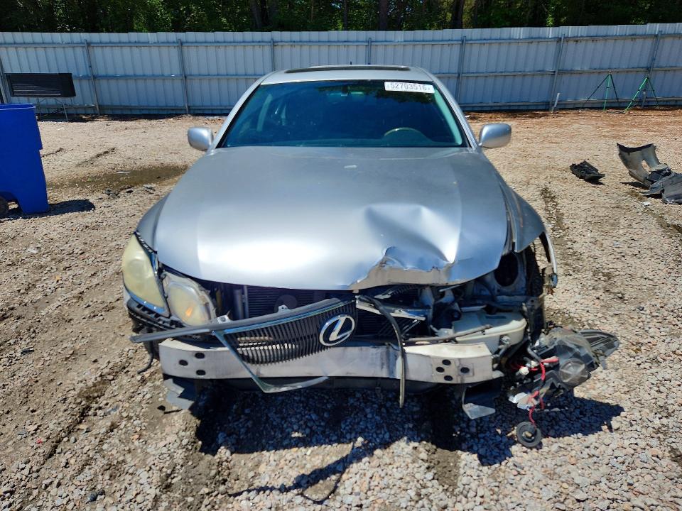 2007 Lexus Gs VIN JTHBE96SX70023611 COPART salvage auction — FRONT END, Nc - Salvage Certificate Of Title, sold $275 on 2026-07-17 (photo 5)