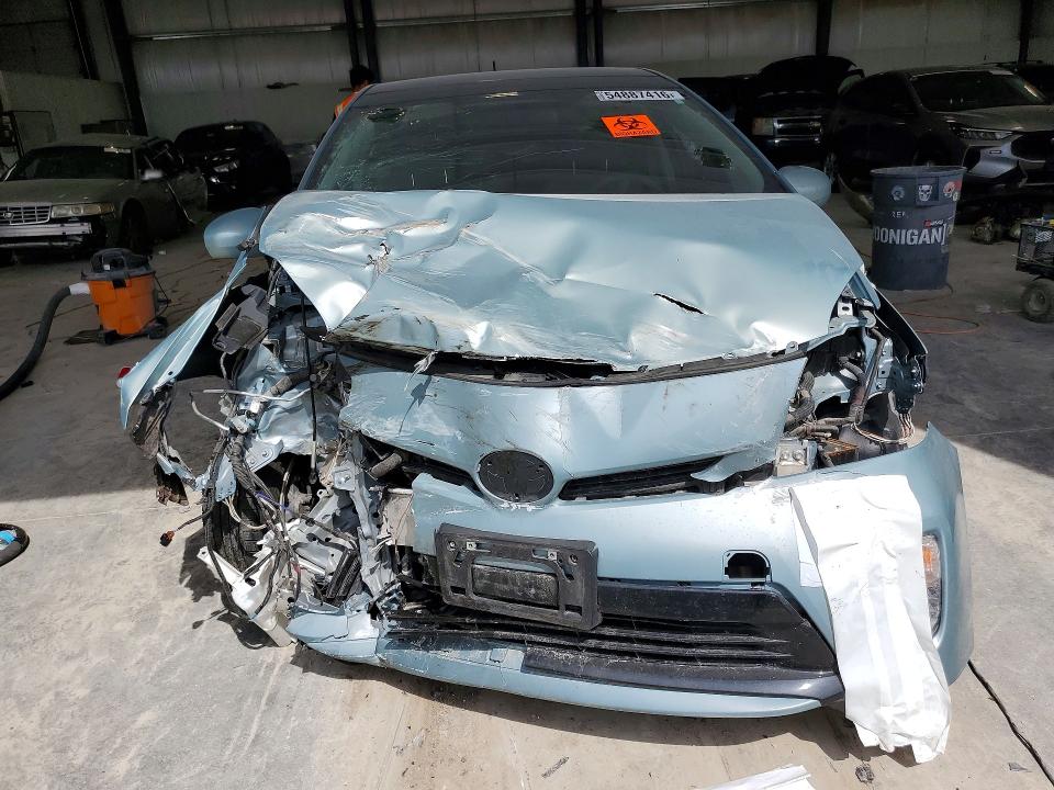 2014 Toyota Prius VIN JTDKN3DU5E1747376 COPART salvage auction — FRONT END, Ne - Cert Of Title-Salvage, sold $500 on 2026-07-14 (photo 5)