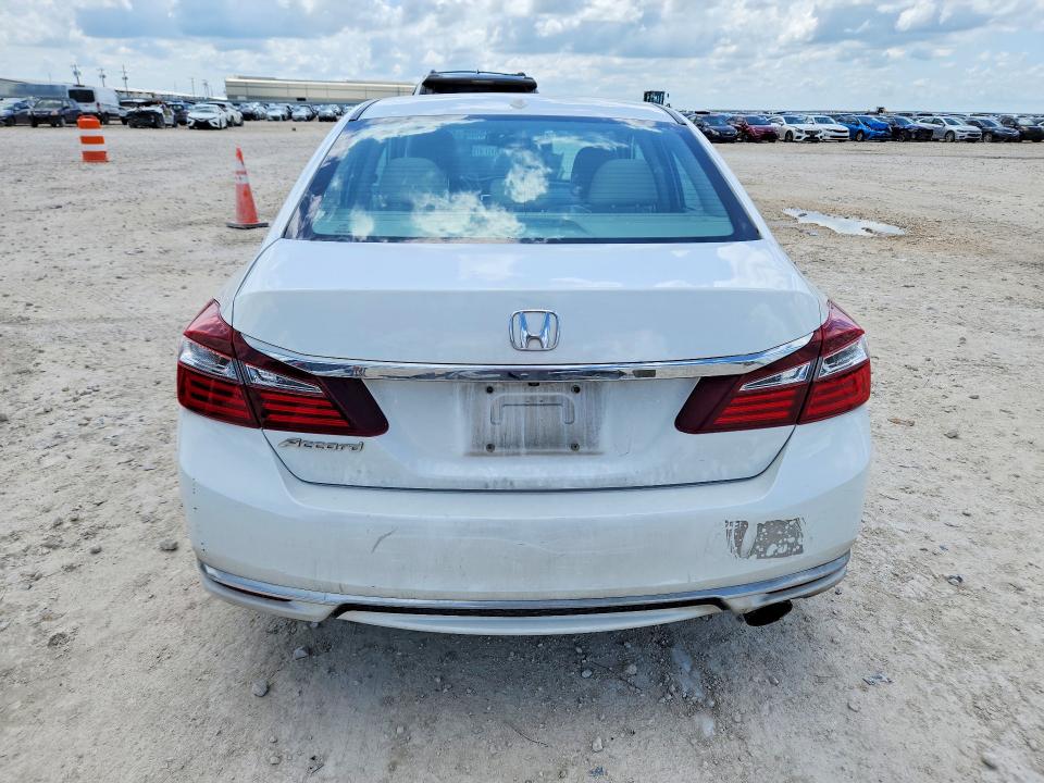 2016 Honda Accord VIN 1HGCR2F83GA054278 COPART salvage auction — FRONT END, Tx - Salvage Vehicle Title, sold $3,350 on 2026-07-09 (photo 6)
