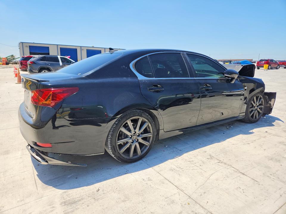 2013 Lexus Gs VIN JTHBE1BL8D5003825 COPART salvage auction — FRONT END, Tx - Salvage Vehicle Title, sold $175 on 2026-07-24 (photo 3)